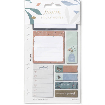 Filofax Sticky Note Set Multifix Botanical 8vel