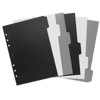  Filofax Clipbook A5 interieur index Moonlight 