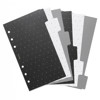 Filofax Clipbook Personal interieur index Moonlight