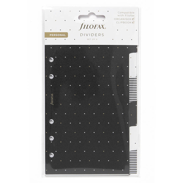 Filofax Clipbook Personal interieur index Moonlight