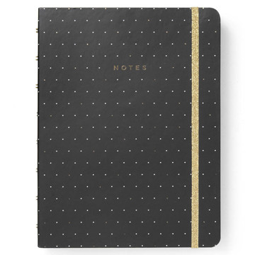 Filofax Notebook A5 Moonlight Black