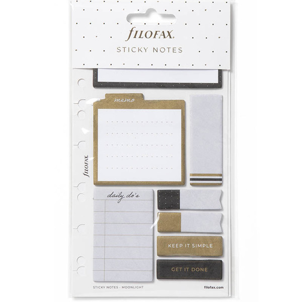 Filofax Sticky Note Set Multifix Moonlight