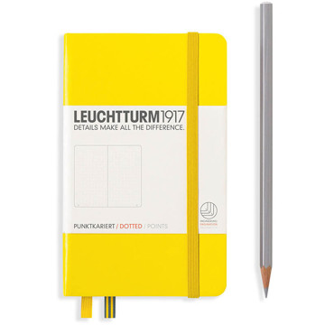 LEUCHTTURM1917 Pocket A6 notitieboek Lemon dotted