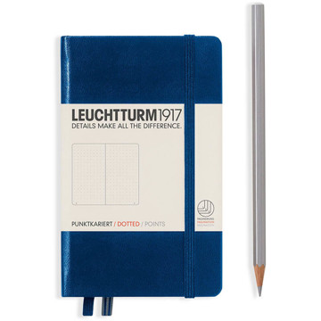 LEUCHTTURM1917 Pocket A6 notitieboek Navy dotted