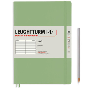 LEUCHTTURM1917 Composition B5 Softcover notitieboek Sage gelijnd