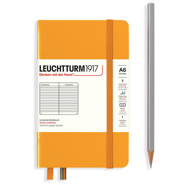 LEUCHTTURM1917 Pocket A6 notitieboek Rising Sun gelijnd