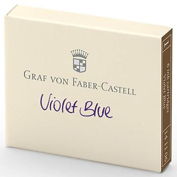 Graf von Faber-Castell inktpatronen Violet Blue