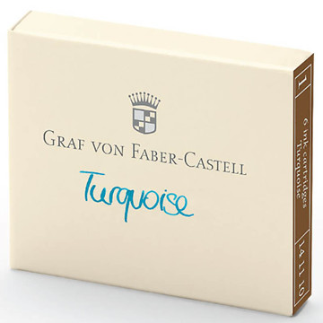 Graf von Faber-Castell inktpatronen Turquoise