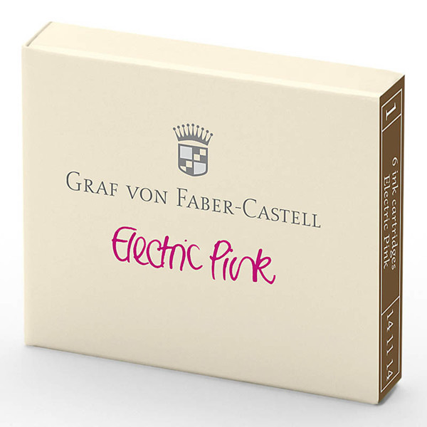 Graf von Faber-Castell inktpatronen Electric Pink