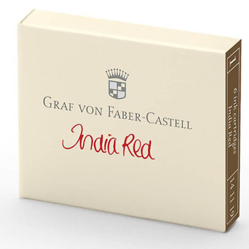 Graf von Faber-Castell inktpatronen Indian Red