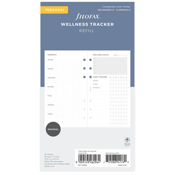 Filofax Personal  interieur Wellness Tracker