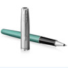 Parker Sonnet  Essential Green CT Sandblasted rollerpen