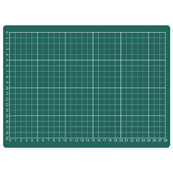 snijmat Rillstab 220x300mm A4 3-laags groen