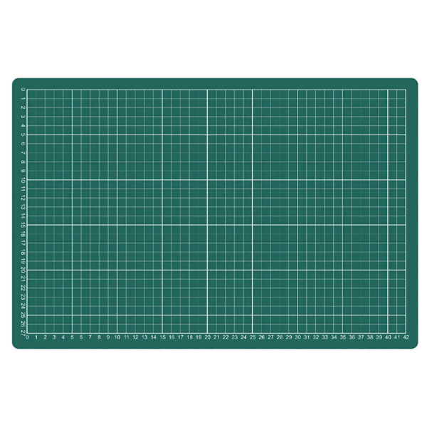 snijmat Rillstab 220x300mm A4 3-laags groen