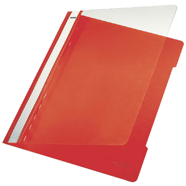 snelhechter Leitz A4 transparant / rood