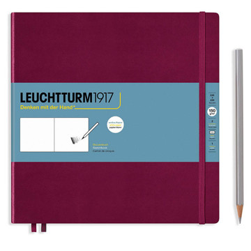 LEUCHTTURM1917 Sketchbook Square 225x225mm Red