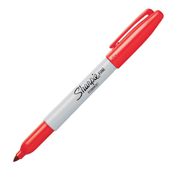 viltstift Sharpie Fine 1.0mm permanent rood