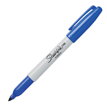 viltstift Sharpie Fine 1.0mm permanent blauw