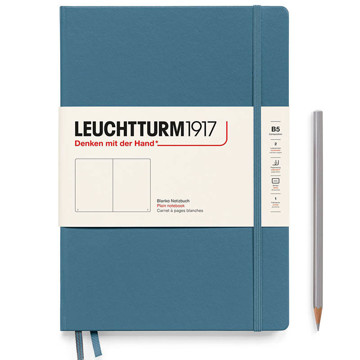 LEUCHTTURM1917 Composition B5 notitieboek Stone Blue blanco