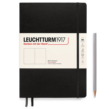 LEUCHTTURM1917 Composition B5 notitieboek Black blanco