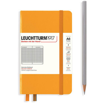 LEUCHTTURM1917 Pocket A6 notitieboek Rising Sun geruit