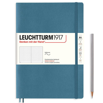 LEUCHTTURM1917 Composition B5 Softcover notitieboek Stone Blue dotted