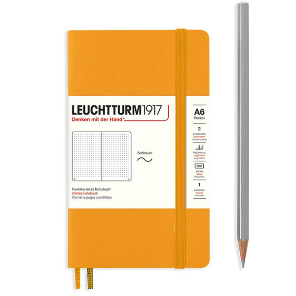 LEUCHTTURM1917 Pocket A6 Softcover notitieboek Rising Sun dotted