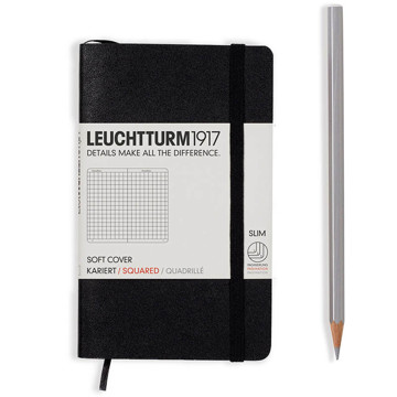 Leuchtturm1917 Sketchbook Medium Landscape Black