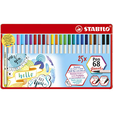 brushpen Stabilo pen 68 568/25-321 - 25stuks