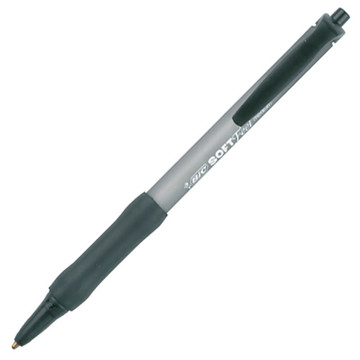 balpen BIC Soft Feel Clic Grip zwart