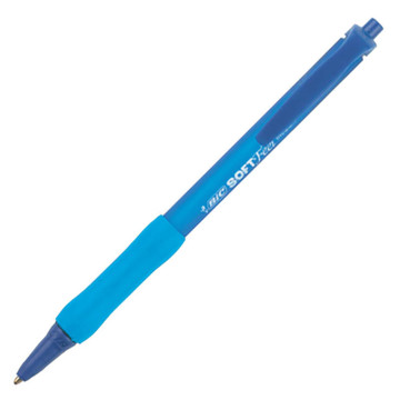 balpen BIC Soft Feel Clic Grip blauw