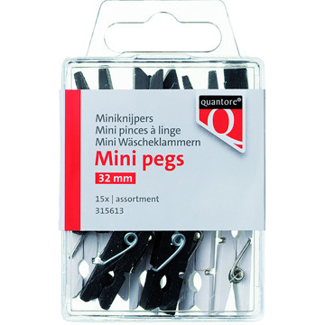 miniknijper Quantore 34mm assorti kleur