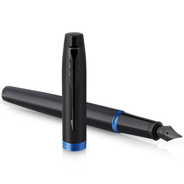 Parker IM Vibrant Rings Marine Blue vulpen