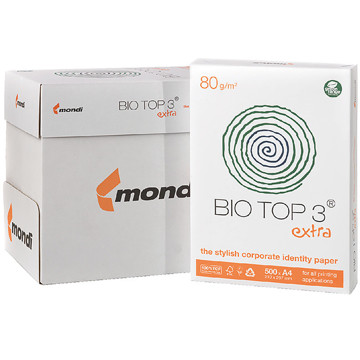 kopieerpapier Mondi Bio Top 3 A4 80gr 500vel wit