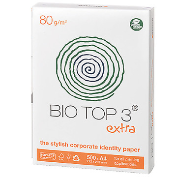 kopieerpapier Mondi Bio Top 3 A4 80gr 500vel wit