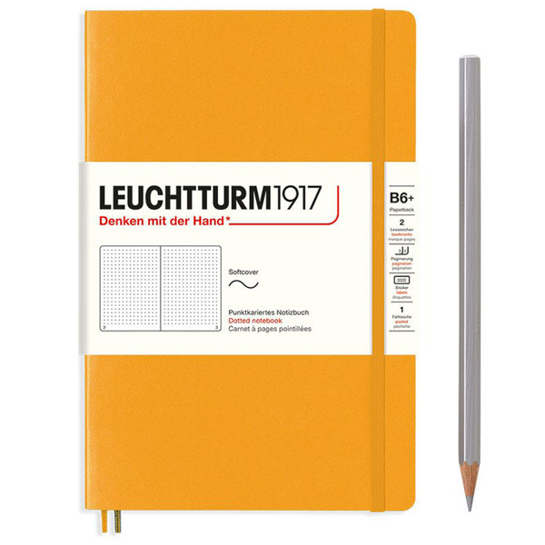 LEUCHTTURM1917 Paperback B6+ Softcover notitieboek Rising Sun dotted