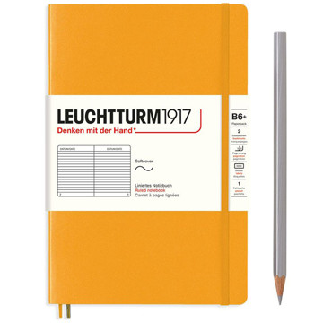 LEUCHTTURM1917 Paperback B6+ Softcover notitieboek Rising Sun gelijnd