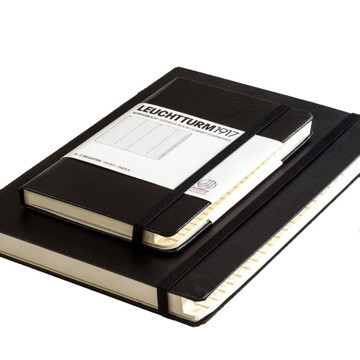 LEUCHTTURM1917 Pocket A6 Alfabet Black