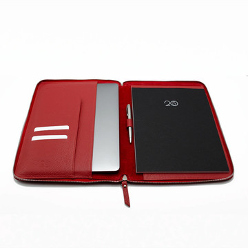 20S Clipboard Zip Around Red