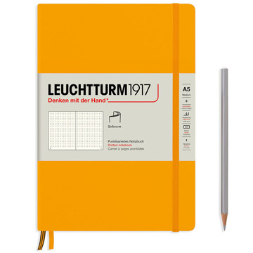 LEUCHTTURM1917 Medium A5 Softcover notitieboek Rising Sun dotted  