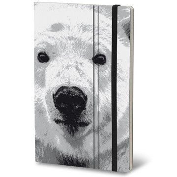 notitieboek StiffleXible Wild Pearl collection Polar Bear 