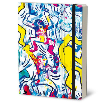 notitieboek Stifflex StiffleXible Artwork Book XL Haring