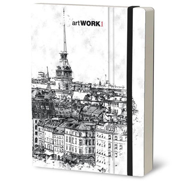 notitieboek Stifflex StiffleXible Artwork Book XL City