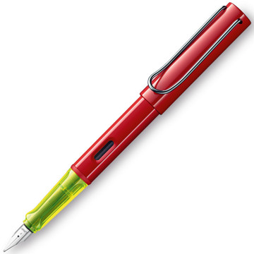 LAMY AL-star Glossy Red + softcover notebook A5 gift set