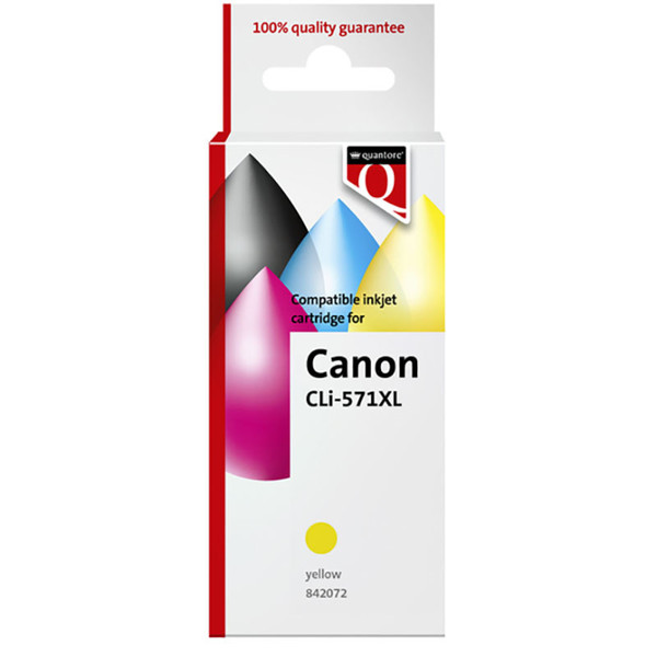 inktcartridge Quantore Canon CLI-571CXL HC yellow