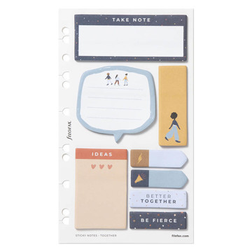 Filofax Multi-fit Sticky Notes Together