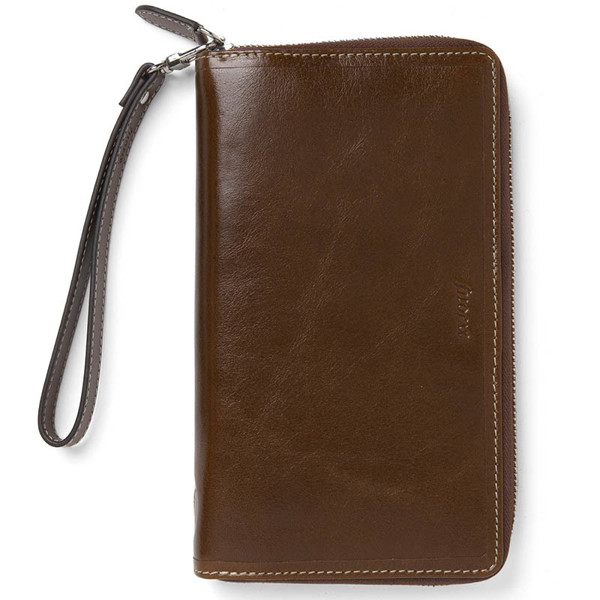 Filofax Personal Compact Zip  Malden Ocre