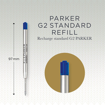 Parker QuinkFlow blauw 1.0mm Medium