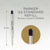 Parker QuinkFlow zwart 1.0mm Medium