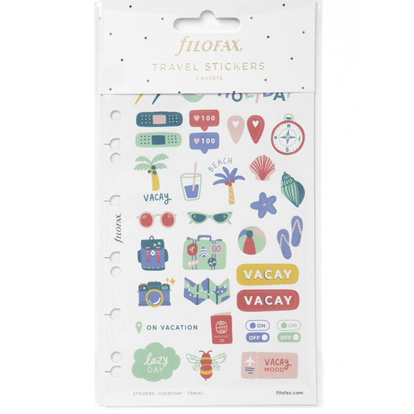 filofax Multi-fit Stickers Everyday Travel 6vel